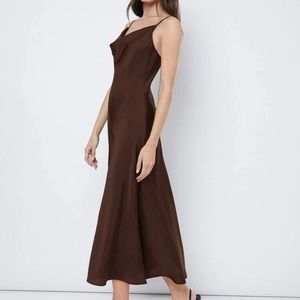 Cowl Neck Slip Dress